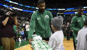 Die Boston Celtics haben zu Weihnachten endlich mal wieder ein Heimspiel - und Kyrie Irving verteilt Geschenke