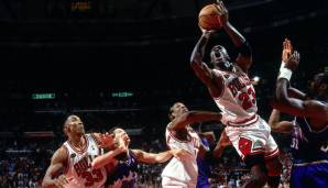 Platz 6: Michael Jordan - 66,5 Prozent in 179 Spielen (Chicago Bulls)