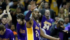 Platz 7: Kobe Bryant (Lakers) - 48.637 Spielen in 1.346 Spielen