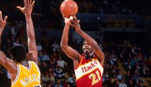 Atlanta Hawks: DOMINIQUE WILKINS (1982-1994) - 23.292 Punkte.