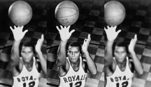 Maurice Stokes (Rochester Royals) - 31 Punkte und 33 Rebounds im Jahr 1957