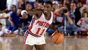 Platz 8: Isiah Thomas (Detroit Pistons) - 8 Punkte (3/9 FG), 18 Assists, 0 Turnover in der Saison 1986/87 gegen die Denver Nuggets