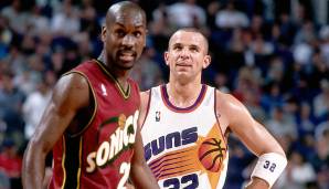Platz 4: Jason Kidd (Phoenix Suns) - 7 Punkte (2/8 FG), 19 Assists, 0 Turnover in der Saison 1998/99 gegen die Seattle SuperSonics