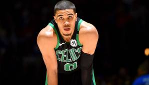 Platz 13: Jayson Tatum (Boston Celtics): 351 Punkte, 83 Rebounds, 52 Assists - 379 Dunkest-Punkte (19 Spiele).