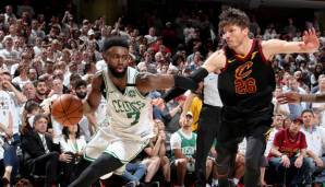 Platz 12: Jaylen Brown (Boston Celtics): 311 Punkte,82 Rebounds, 25 Assists - 311,75 Dunkest-Punkte (18 Spiele).