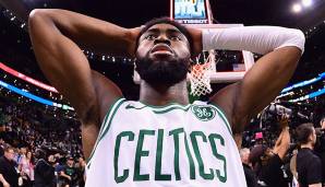 Platz 14: Jaylen Brown (Boston Celtics): 324 Punkte, 88 Rebounds, 26 Assists - 317,25 Dunkest-Punkte (15 Spiele).