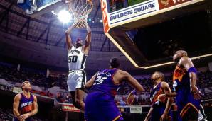 Platz 14: David Robinson (San Antonio Spurs, 1990) - 243 Punkte in 10 Spielen (24,3 Punkte pro Spiel).