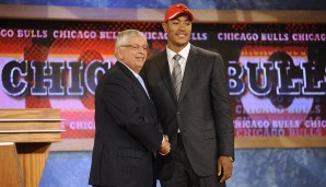 Derrick Rose, 2008, Chicago Bulls (1,51 Prozent Chance auf 1st Pick).