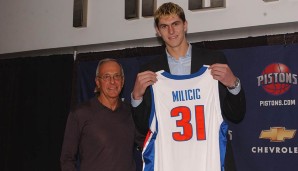 Darko Milicic, 2003, Detroit Pistons (7,20 Prozent Chance auf 2nd Pick).