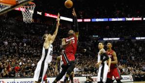 Platz 13: Dwyane Wade - 1.450 Field Goals in 177 Spielen (Miami Heat, Chicago Bulls)