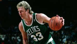 Platz 11: Larry Bird (1979/80, Boston Celtics) - 21,3 Punkte, 10,4 Rebounds.