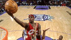 Platz 18: LeBron James (2003/04, Cleveland Cavaliers) - 20,9 Punkte, 5,5 Rebounds, 5,9 Assists.