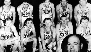 Rochester Royals (1948-1957): Da sind sie wieder, die Royals beziehungsweise Kings. 1951 gewann die Franchise ihren bis heute einzigen Titel. Dennoch blieben sie nicht lange in Rochester.