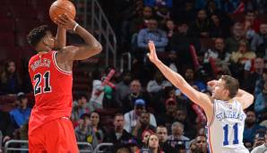 Platz 16: Jimmy Butler (Chicago Bulls): 53 Punkte gegen die Philadelphia 76ers am 14. Januar 2016