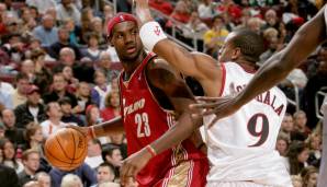 Platz 3: LeBron James (Cleveland Cavaliers) – 36 Punkte, 11 Rebounds und 10 Assists am 19.11.2005 – Alter: 20 Jahre, 324 Tage.