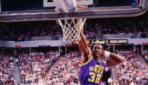 Platz 4: KARL MALONE (1985 bis 2004, Utah Jazz, Los Angeles Lakers): 435 30-Punkte-Spiele