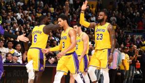 Platz 9: Los Angeles Lakers: Offensiv-Rating: 108,6 - Defensiv-Rating: 106,3 - Net-Rating: 2,3