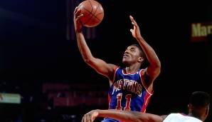 Platz 14: Isiah Thomas (Detroit Pistons): 24 Assists am 07. Februar 1985 gegen die Washington Bullets.