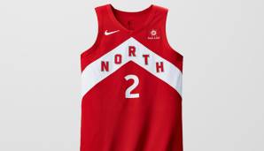 TORONTO RAPTORS - Das populäre „North“-Jersey kommt zurück - dieses Mal im leuchtenden Rot in Anlehnung an die kanadische Flagge.