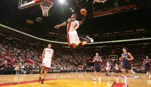 Platz 16: Dwyane Wade (Miami Heat): Saison 2008/09 - BPM: 10,66 - Statistiken: 30,2 Punkte, 7,5 Assists, 2,2 Steals - Bester Award: All-NBA (1st).