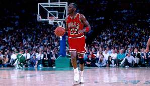 Platz 6: Michael Jordan (Chicago Bulls): Saison 1987/88 - BPM: 12,14 - Statistiken: 35,0 Punkte, 5,9 Assists, 3,2 Steals - Bester Award: MVP.