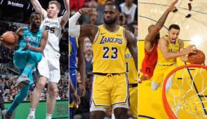 Das vierte Viertel ist die Zeit für Helden: LeBron James, Steph Curry und Co. nehmen im letzten Durchgang regelmäßig das Heft in die Hand. Doch welcher Superstar erzielt in dieser Saison die meisten Punkte im Schlussabschnitt?