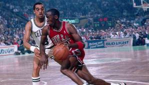 Platz 7: Michael Jordan mit fünf 40-Punkte-Spielen in Folge - 19.03.1987 bis 26.03.1987