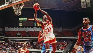 Platz 7: Atlanta Hawks - 49 Punkte gegen die New Jersey Nets am 5. Januar 1985.