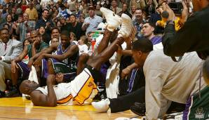 Shaquille O'Neal (Los Angeles Lakers) - 31 Punkte und 26 Rebounds gegen die Milwaukee Bucks am 21. März 2004.