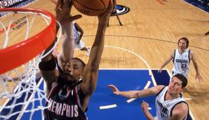 Lorenzen Wright (Memphis Grizzlies) - 33 Punkte und 26 Rebounds gegen die Dallas Mavericks am 4. November 2001.