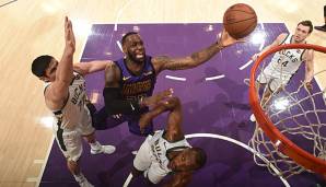 LeBron James und die L.A. Lakers haben eine Überraschung gegen die Bucks verpasst.