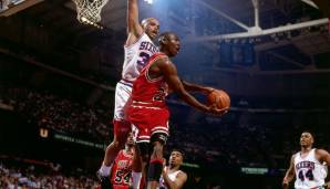 Platz 18: Michael Jordan (Chicago Bulls) - 33,57 Punkte pro Spiel in der Saison 89/90 - Teamerfolg: Conference Finals