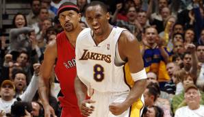 Platz 9: Kobe Bryant (Los Angeles Lakers) - 35,40 Punkte pro Spiel in der Saison 05/06 - Teamerfolg: Erste Playoff-Runde