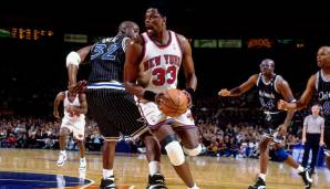 Platz 13: Patrick Ewing - 13 Playoff-Teilnahmen in Folge mit den Knicks (von 1988 bis 2000) - insgesamt 14 Teilnahmen