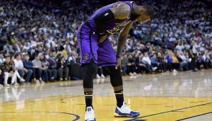 Den Statement-Sieg in der Oracle Arena kam das junge Lakers-Team jedoch teuer zu stehen. Superstar und Hoffnungsträger LeBron verletzte sich im dritten Quarter und fiel in der Folge sechs Wochen lang aus - der Anfang vom Ende der Playoff-Träume in L.A.