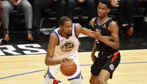 Kevin Durant liefert gegen die Clippers eine überragende Performance ab.