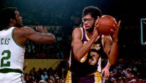 PLATZ 7: 32,4 PER - Kareem Abdul-Jabbar (Los Angeles Lakers) in 11 Spielen in den Playoffs 1977.