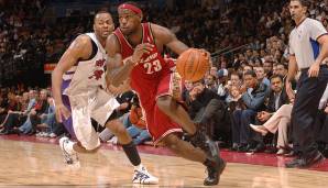 Platz 3: LeBron James (Cleveland Cavaliers) - 31,4 Punkte pro Spiel im Alter von 21 Jahren in der Saison 2005/06.