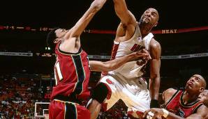 Alonzo Morning (Miami Heat): 9 Blocks gegen die Detroit Pistons in Spiel 1 der ersten Runde 2000.