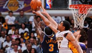 Andrew Bynum (Los Angeles Lakers): 10 Punkte, 13 Rebounds und 10 Blocks gegen die Denver Nuggets in Spiel 1 der ersten Runde 2012.
