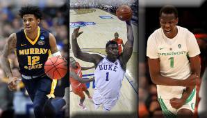 Die New Orleans Pelicans haben überraschend die Draft Lottery für sich entschieden und dürfen beim NBA Draft am 20. Juni an erster Position auswählen. SPOX macht den Mock Draft für die erste Runde und stellt die besten Talente vor.