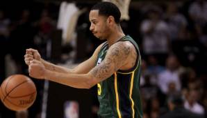 Platz 14 - Devin Harris (Utah Jazz): -36 vs. San Antonio Spurs am 02.05.2012.
