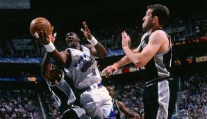 Platz 10: 64 Punkte - San Antonio Spurs vs. Utah Jazz - 86:64 in Spiel 3 der Western Conference Semifinals 1998.