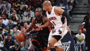 Platz 10: 64 Punkte - Atlanta Hawks vs. Miami Heat - 90:64 in Spiel 1 der ersten Runde 2009.