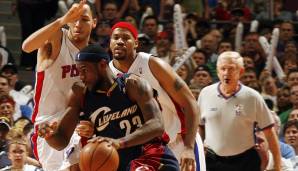 Platz 3: 61 Punkte - Detroit Pistons vs. Cleveland Cavaliers - 79:61 in Spiel 7 der Eastern Conference Semifinals 2007.