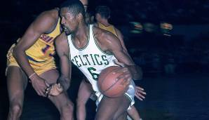 Platz 14: Bill Russell (Boston Celtics): 5,0 Assists im Schnitt in 14 Spielen in den Playoffs 1962.