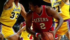 Platz 20: MOSES MALONE (1976-1995) - 23,7 Punkte pro Spiel in 10 Finals-Spielen - Teams: Rockets, Sixers