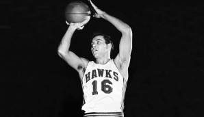 Platz 23: CLIFF HAGAN (1956-1966) - 23,0 Punkte pro Spiel in 25 Finals-Spielen - Team: Hawks