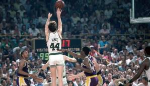 Platz 20: Danny Ainge (1981-1995) - 27 verwandelte Dreier - Teams: Celtics, Blazers, Suns.