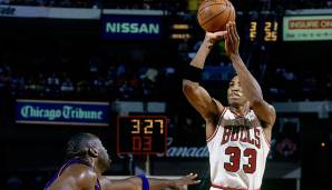 Platz 15: Scottie Pippen (1987-2004) - 30 verwandelte Dreier - Team: Bulls.